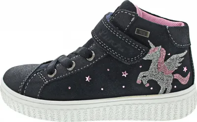 Produktbild von Lurchi YUNA-TEX Mädchen Klettstiefel in Blau, Größe 24
