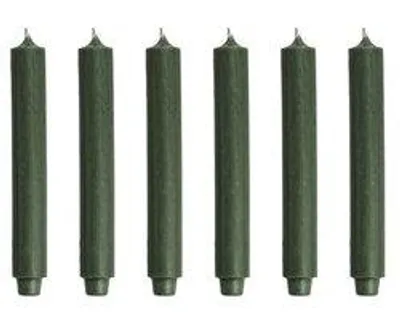 Productafbeelding van Cactula Dicke Stabkerzen – Jachtgroen – 6 stuks – 30 cm