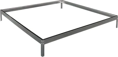 Produktbild von Bodenaufsatz für Gartengewächshaus aus Polycarbonat "Hortensia"  - 3,65 m² - 192 x 190 x 8 cm