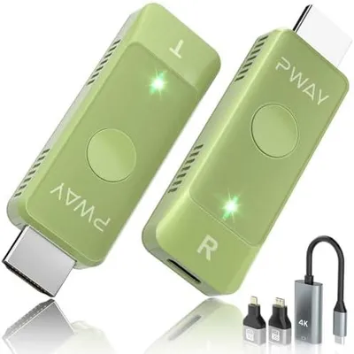 Produktbild von HDMI Wireless,Wireless HDMI Transmitter and Receiver,Ohne Kabel für Streaming Audio Video for LaptopKamera/Handy zu HDTV/Projektor/Monitor,Tragbares Plug& Play