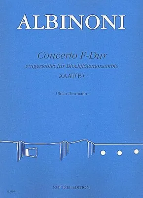 Produktbild von Concerto F-Dur für 4 Blockflöten (AAA T/B)