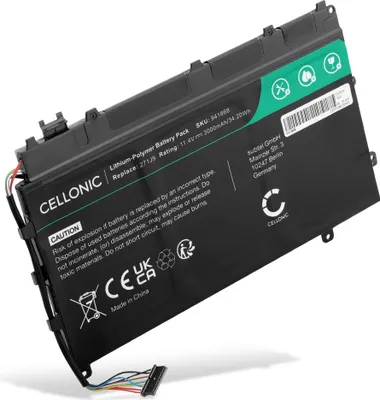 Produktbild von CELLONIC 1x Akku für Notebook Kompatibel mit Dell Latitude 13 7350, 271J9 - (3000mAh, 11.4V)
