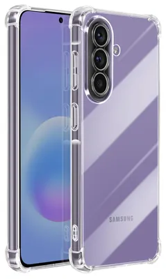 Produktbild von Mayaxess, Stoßfeste Silikon Hülle Galaxy A57 mit verstärkten Ecken, Transparent