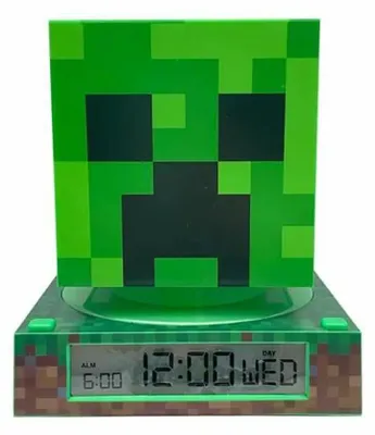 Productafbeelding van Minecraft 3D Figurine Alarm Clock - KIDS LICENSING - MIN3020