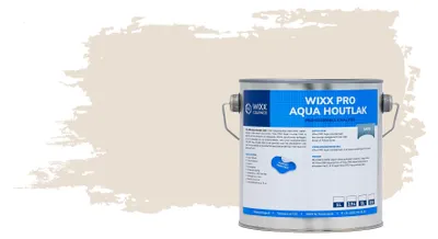 Productafbeelding van Wixx PRO Aqua Houtlak Satin - RAL 9001 | Crèmewit - 5L
