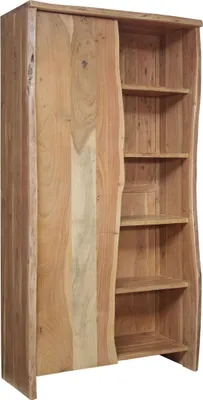 Image de MASSIVMOEBEL24 | Étagère 105x45 Acacia laqué Bois naturel PURE ACACIA #710