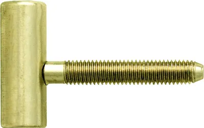 Produktbild von OTLAV Einbohrband Typ 100, Flügelteil, Band ø 15 mm, Stahl vermessingt
