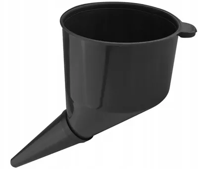 Produktbild von Amio Schräger Kunststofftrichter mit Sieb 13 cm für Kraftstoff