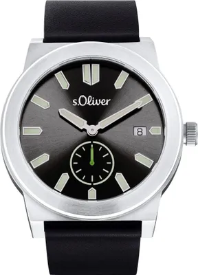 Produktbild von s.Oliver Herren Uhr Armbanduhr Leder 2035440
