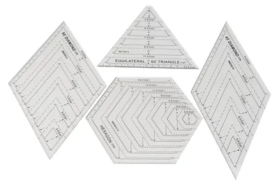 Productafbeelding van Omgoods - Set van 4 Quilt Linialen voor Naai- en Quiltprojecten