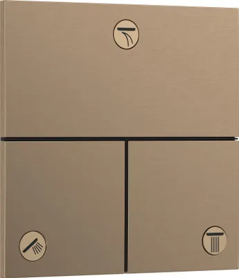 Produktbild von hansgrohe ShowerSelect Comfort E Ventil Unterputz für 3 Verbraucher, Brushed Bronze