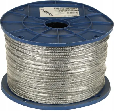 Produktbild von Stahlseil FEINZ 3 mm - 250 m - PVC-Ummantelung - hohe Zugfestigkeit - vielseitig einsetzbar