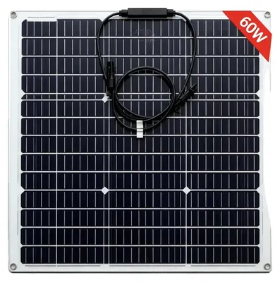 Zdjęcie produktu dla Panel solarny, elastyczny, o wysokiej wydajności, 1 sztuka, moc 60W