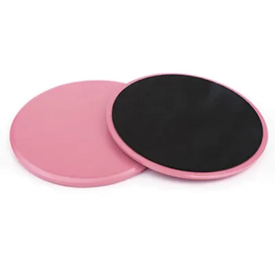 Produktbild von Gliding Disc Slider für Fitness- und Trainingstraining – doppelseitige Core Slider für Mehrzwecknutzung – 2 Discs für ultimatives Ganzkörpertraining zu Hause oder auf Reisen,Pink