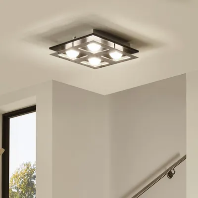 Produktbild von Eglo LED Decken Leuchten  Deckenlampe Lampe Chrom schwarz 94233