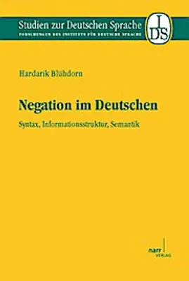 Produktbild von Blühdorn, H: Negation im Deutschen