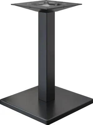Produktbild von MADRID | Bistro Tischgestell | Schwarz | Höhe: 72 cm | Säule: 6 x 6 cm | Fuß: 45 x 45 cm | Tischgestell Schwarz, Gastro Tischgestell