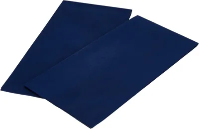 Produktbild von 20 Mitteldecken aus stoffähnlichem Vlies in Dunkelblau, 80 cm x 80 cm