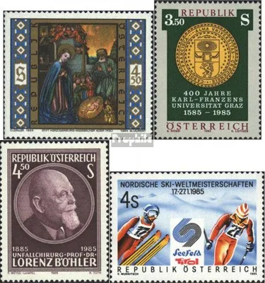 Produktbild von Briefmarken Österreich 1984 Mi 1798,1799,1800,1801 (kompl.Ausgaben) postfrisch Sondermarken