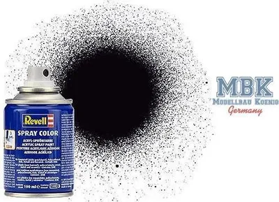 Produktbild von Revell RSP008 Spray Schwarz, matt / Black, matt