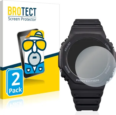 Produktbild von 2x BROTECT Schutzfolie für Casio G-Shock GA-B2100 Displayschutz Displayschutzfolie Folie Matt Entspiegelungsfolie