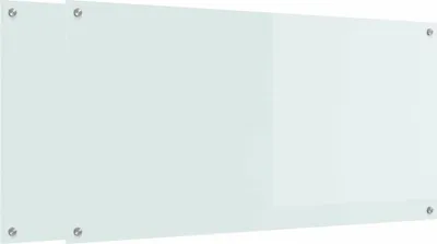 Obrázok produktu pre vidaXL Kuchynská zástena 2 ks Biela 120 x 60 cm Tvrdené sklo