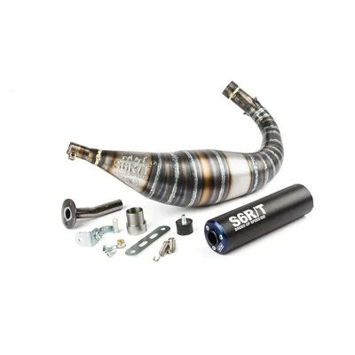Immagine prodotto di Marmitta Stage6 R/T 90 100 Cc Cnc Nero / Blu Passaggio Basso Minarelli Am6