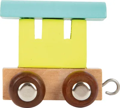 Produktbild von Buchstabenzug Waggon, bunt