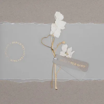 Produktbild von Räder XL Hochzeitskarte Herz über Kopf 17x17cm