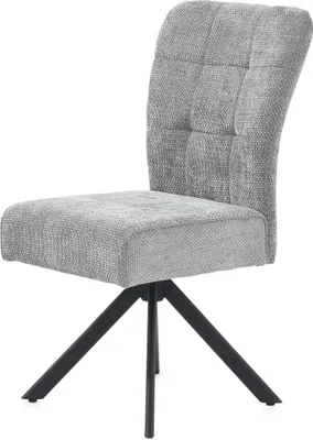 A single dining chair shown from a three-quarter angle against a white background.