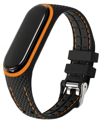 Zdjęcie produktu dla Opaska / pasek ChronSmarta do smartband'a Xiaomi Mi Band 5 / 6 (Pomarańczowy)