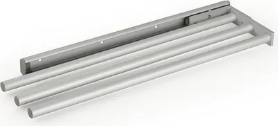 Produktbild von Naber Handtuchhalter De Luxe, 3-armig, 110 mm, silber
