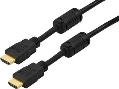 Produktbild von Monacor hdmc-500/SW 5 m HDMI HDMI schwarz Kabel