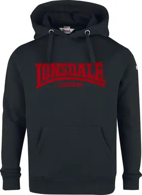 Image de Sweatshirt à capuche homme coupe slim HOODED ONE TONE Black XL Lonsdale