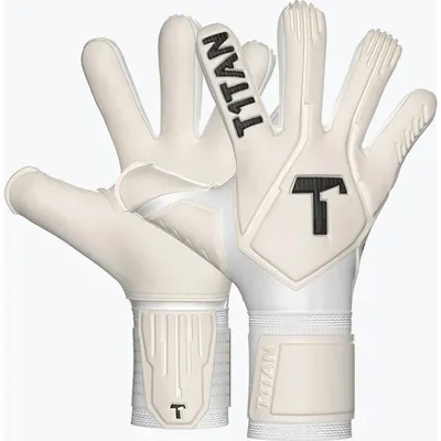 Produktbild von T1TAN Legend 1.0 White-Out Torwarthandschuhe - Weiß / Schwarz  | Größe: 9
