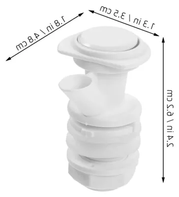 Produktbild von 3er Set Druckknopf-Wasserhahn aus Kunststoff für Wasserspender