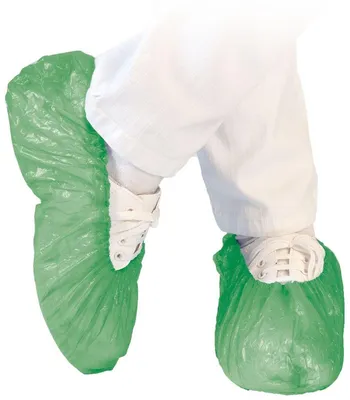 Image de Hygostar 28507 Überschuhe grün CPE 41 x 15 cm