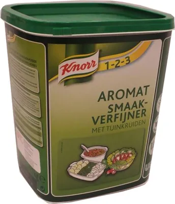 Produktbild von Knorr Aromat Smaak-verfijner met Tuinkruiden 1100g Eimer (Geschmack-Veredler mit Kräutern)