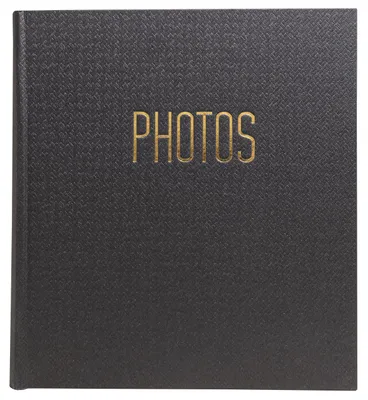 Fotoalbum 29x32 cm, 60 schwarze Seiten, für 300 Fotos