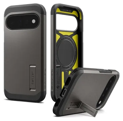 Productafbeelding van Spigen Tough Armor Backcover MagSafe voor de Google Pixel 11 - Gunmetal