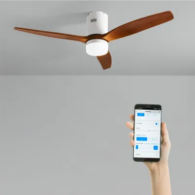 Produktbild von WIND CALM - Leiser Deckenventilator 40W mit technischen ABS-Blättern in verschiedenen Größen