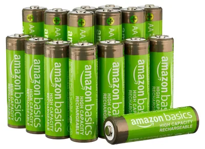 Immagine prodotto di Batterie AA-NiMH ricaricabili, confezione da 16, ad alta capacità
