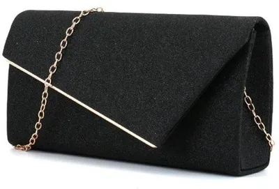 Produktbild von Elegante schwarze Clutch Handtas für Damen