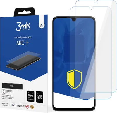 Produktbild von 3mk Display Schutzfolie ARC+ für TCL 30/30+  0,17mm Self-Heal (2 Stück)