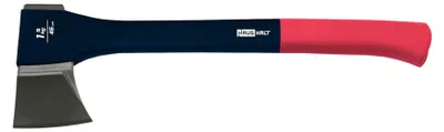 Immagine prodotto di Ascia domestica WL-427C-4, 450 mm, 1 kg, blu, testa in acciaio inox, con manico gommato antiscivolo in rosso ( 000051405553 )