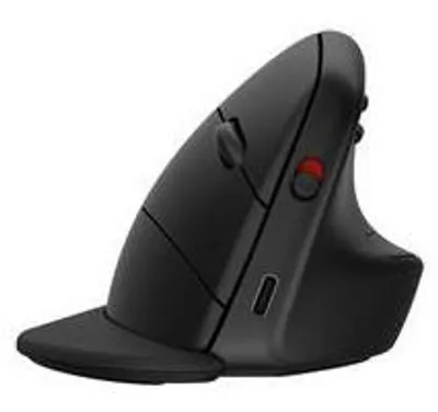 Obrázek produktu pro HP Ergonomická bezdrátová myš 920, Pro praváky, Vertikální design, Optický, RF bezdrátový, 1200 DPI, Černá