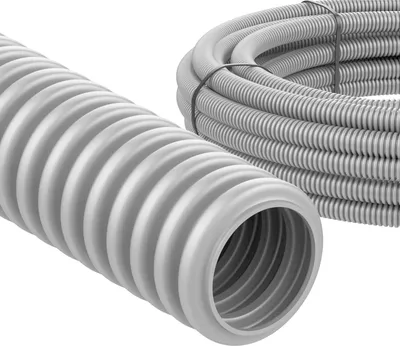 Produktbild von ViD® Wellrohr I Leerrohr für Elektroinstallation M20, 25 Meter, lichtgrau