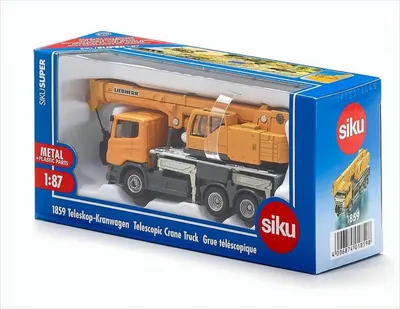 Produktbild von Siku Teleskop-Kranwagen gelb; 1859