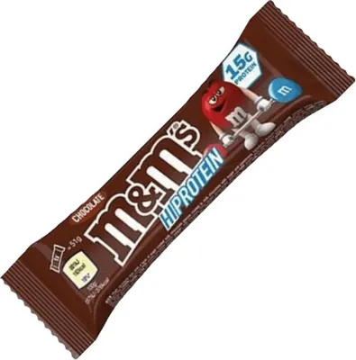 Obrázok produktu pre Mars M&M's HiProtein Bar 51 g čokoláda / Proteínové tyčinky, cookies a brownies / Lahodná proteínová tyčinka obsahujúca pravé M&M's lentilky