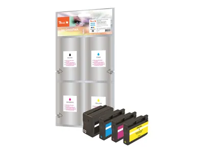 Obrázok produktu pre Peach Multi Pack - 4 balenia - čierna, žltá, azúrová, purpurová